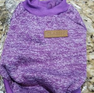 Little doggie coat in purple never used.